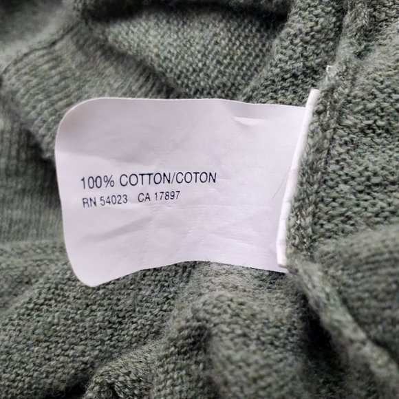 GAP Factory Open Front Women's Green Knit Sweater Vest Small - Picture 6 of 7